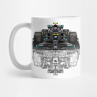 Sketch  W14 Vector Art 44 Mug